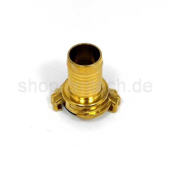 Brass-coupling with hose tower 1" K102
